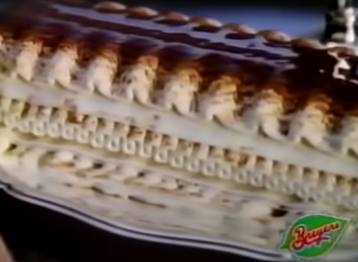 Screenshot of Viennetta ice cream from a TV ad