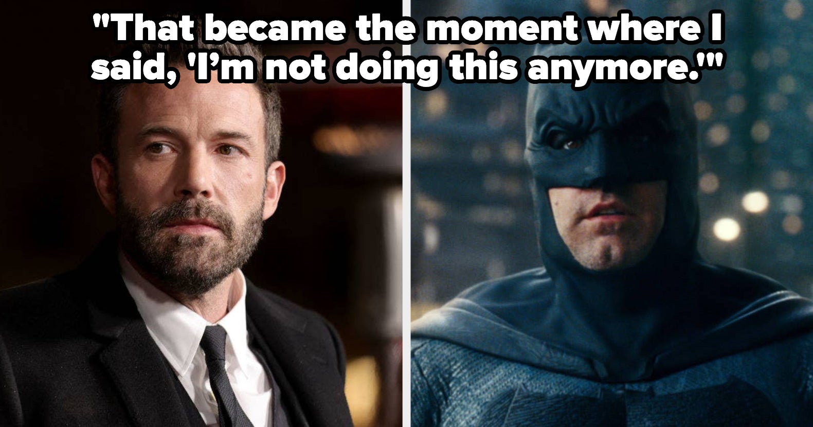 Ben Affleck Said Shooting "Justice League" Was The Lowest Point Of His Life: "It Was Awful"