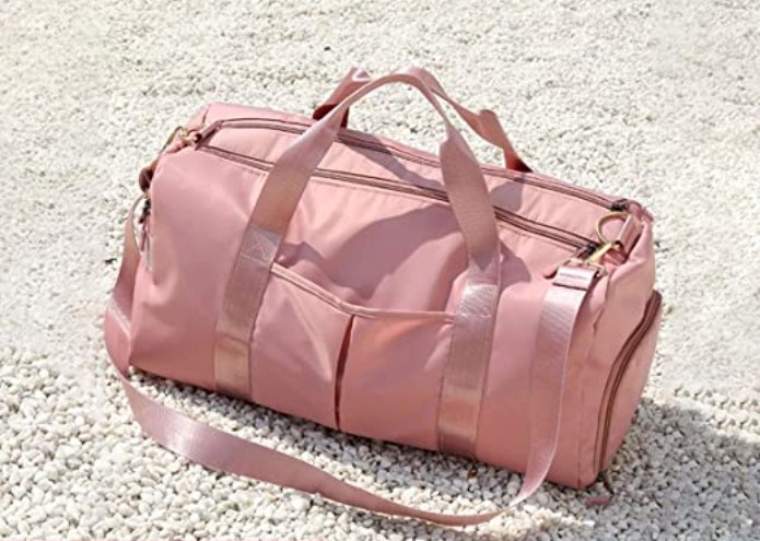 Bolso de viaje pequeño color rosa