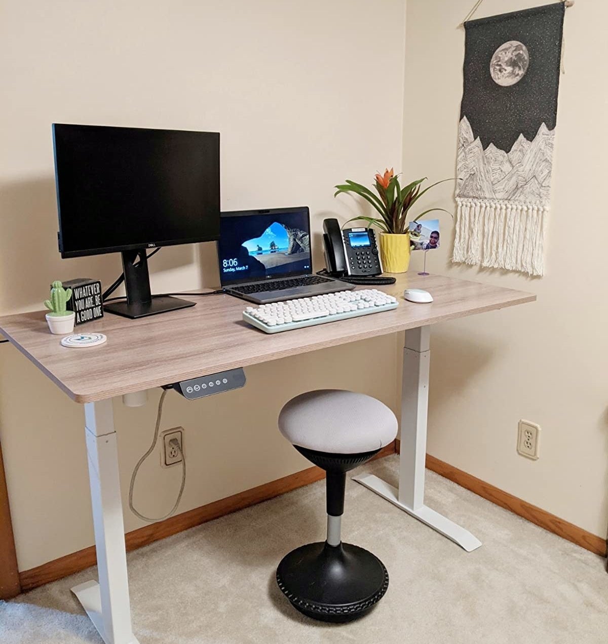 reviewer&#x27;s desk setup
