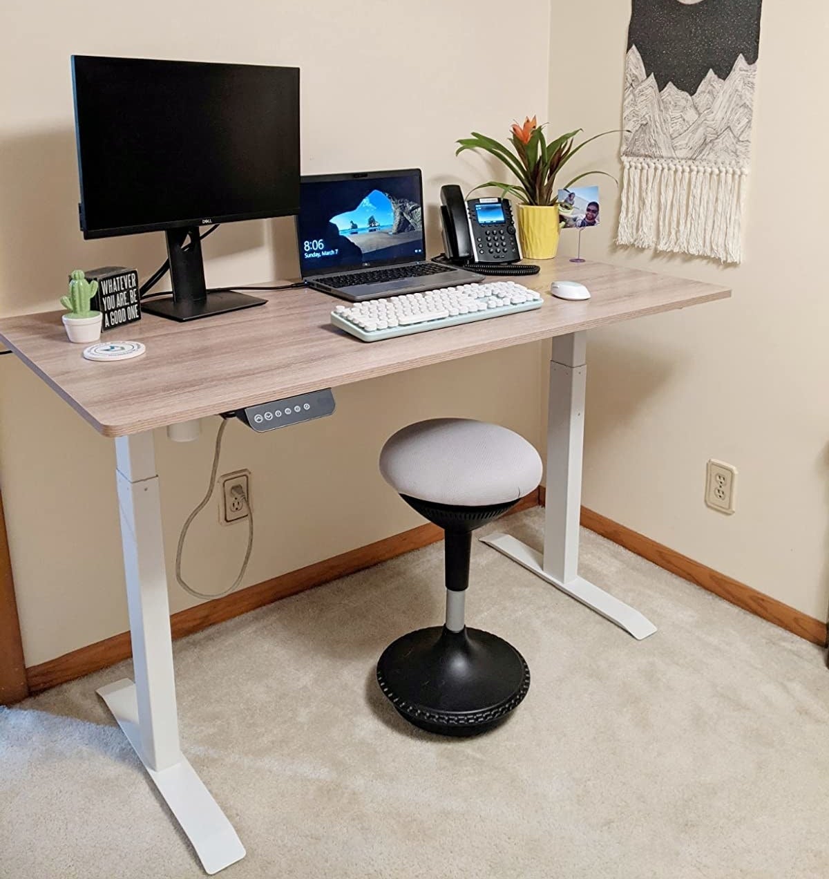 reviewer&#x27;s desk setup