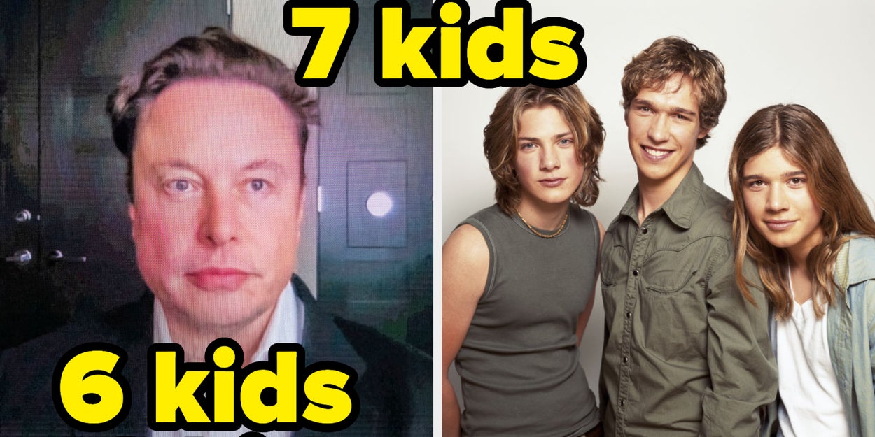 21 Celebrities Who Have Over 5 Kids, Like We’re Talking
Really Big Families With A Buttload Of Kids
