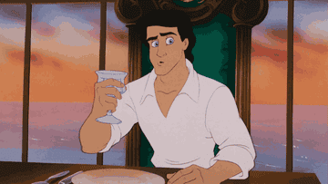 Prince Eric looking confused