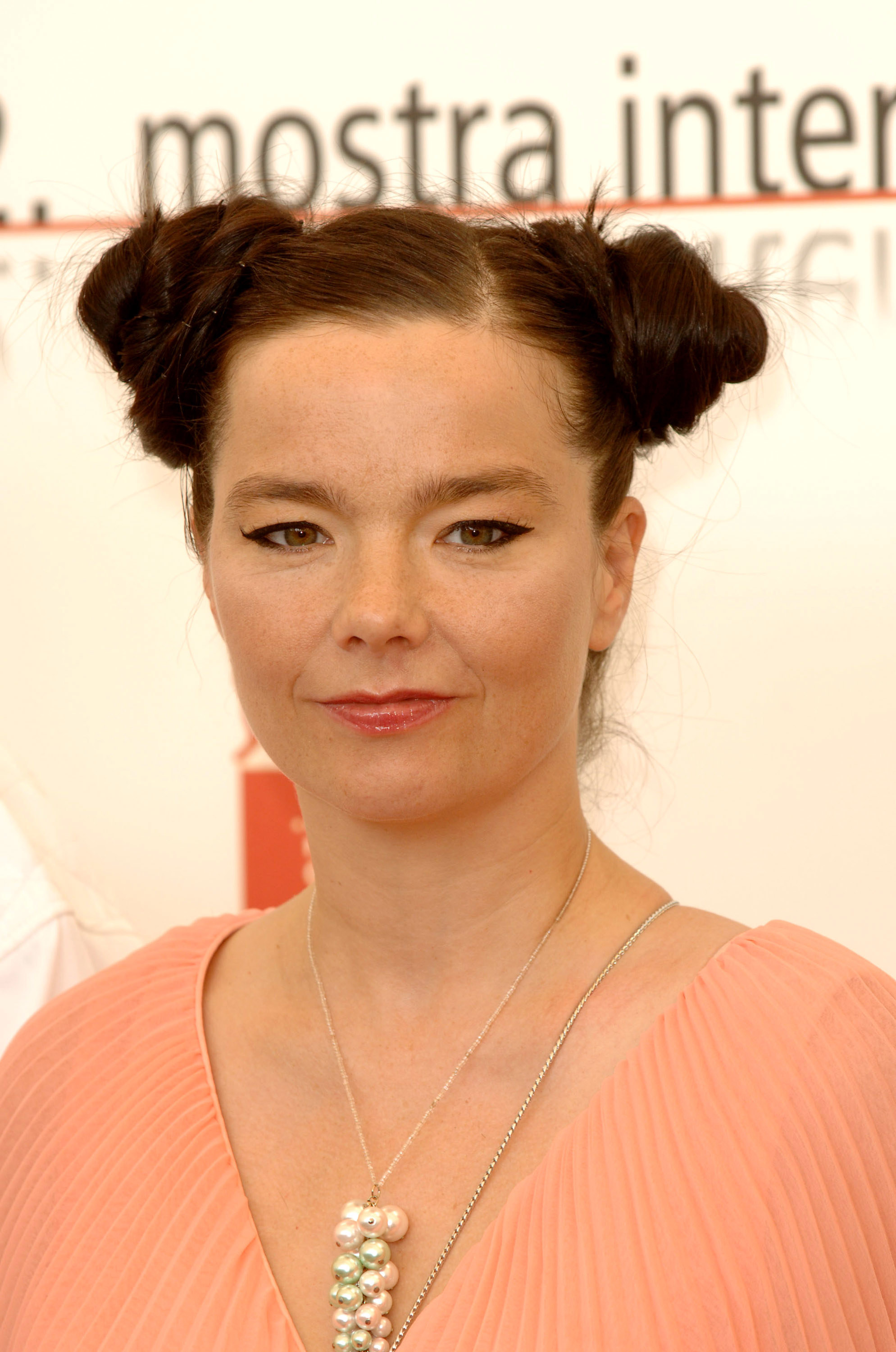 Björk at an event in Italy in the mid 2000s