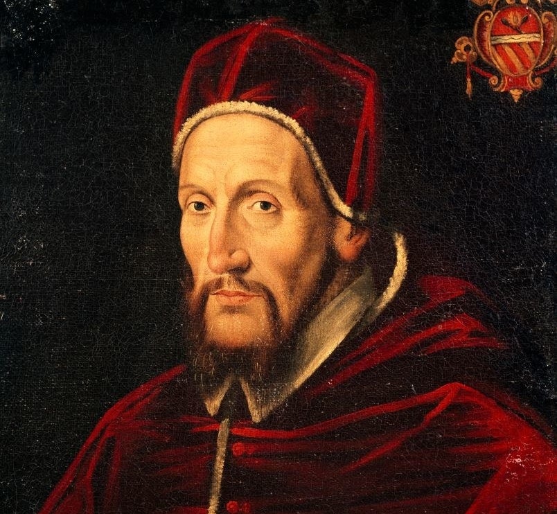 A portrait of Pope Urban VII