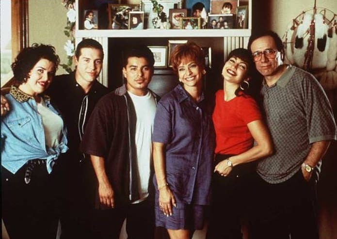 The cast of &quot;Selena&quot; poses for a promotional image