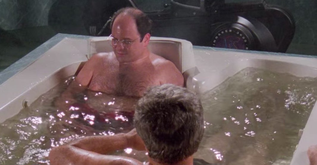 George and Mr. Steinbrenner sitting in a hot tub together in &quot;Seinfeld&quot;