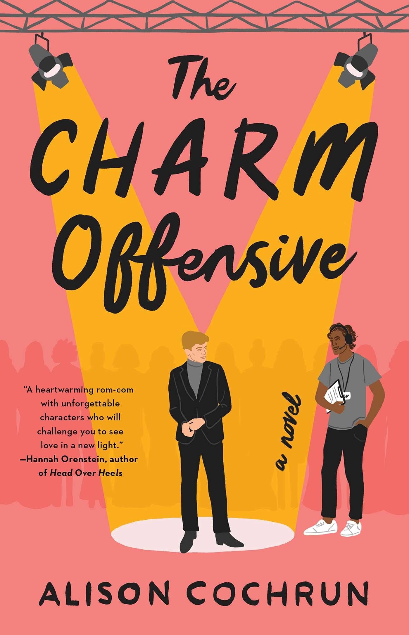 The Charm Offensive book cover. Book by Alison Cochrun