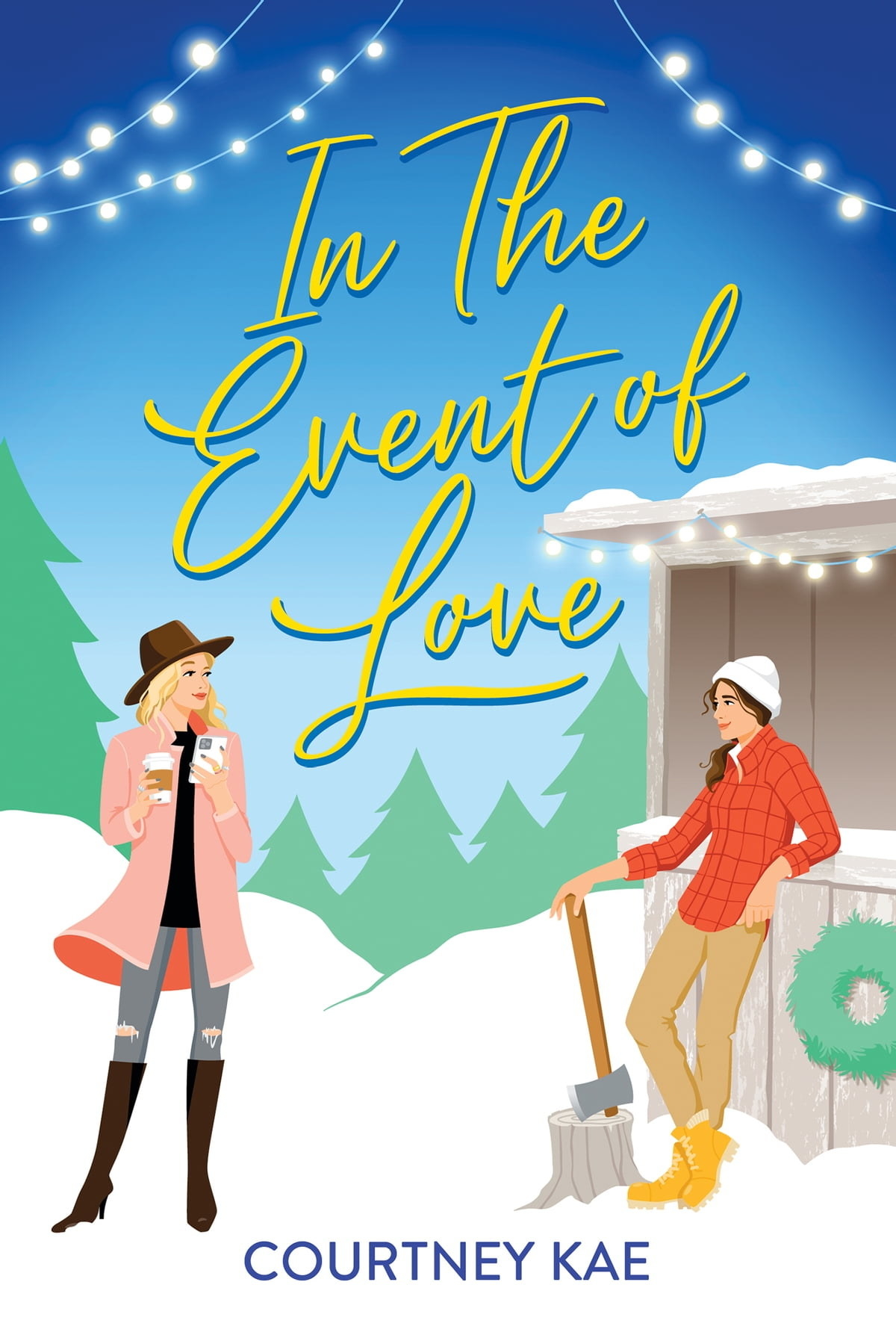 In the Event of Love book cover. Book by Courtney Kae