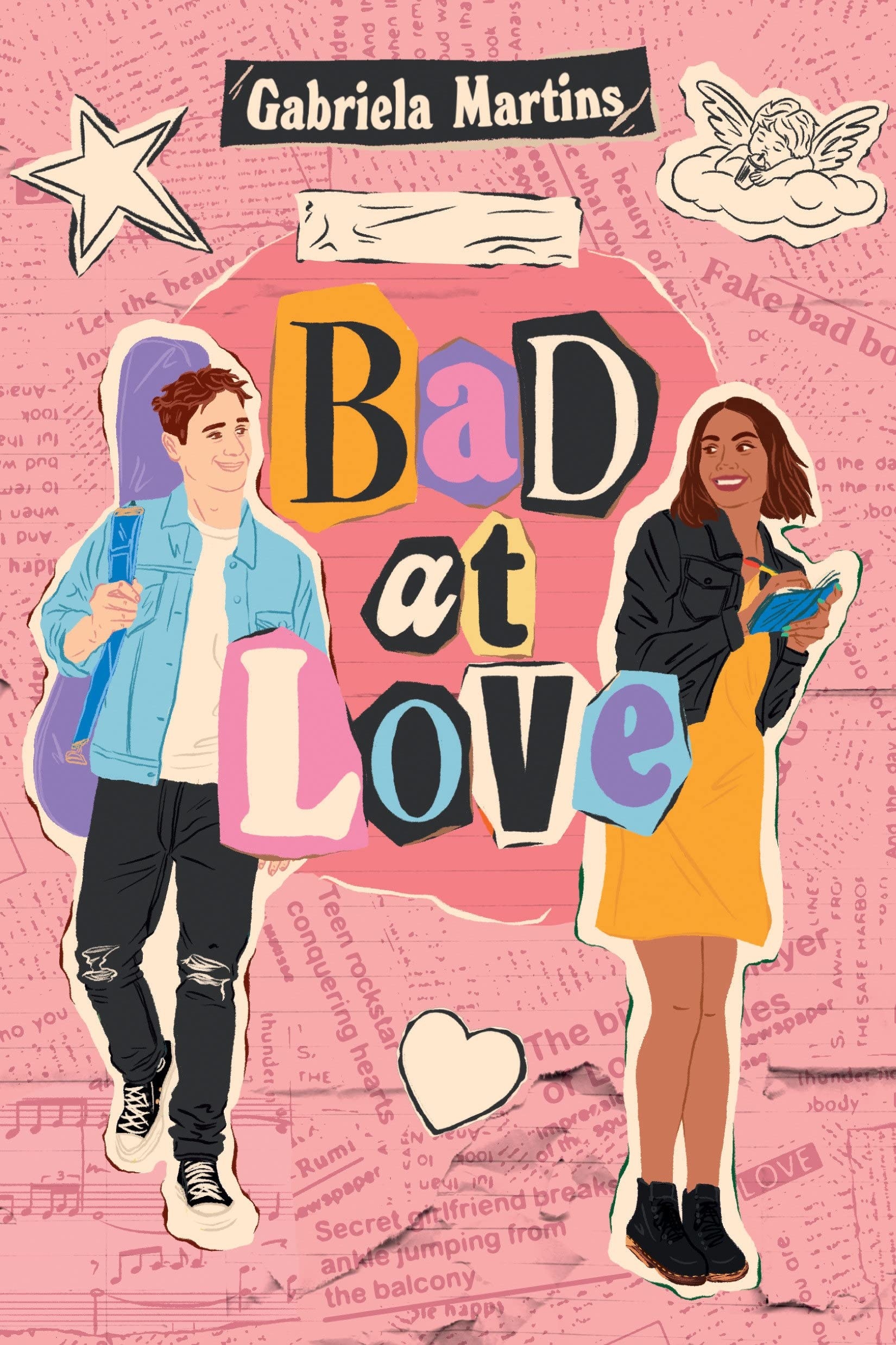 Bad At Love book cover. Book by Gabriela Martins