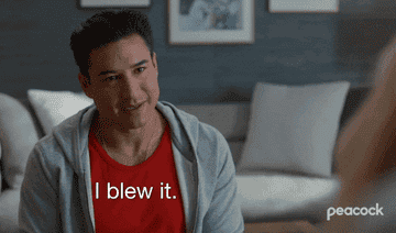 Mario Lopez in the &quot;Saved by the Bell&quot; reboot says, &quot;I blew it&quot;