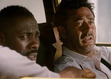 Idris Elba and Jeffrey Dean Morgan in The Losers
