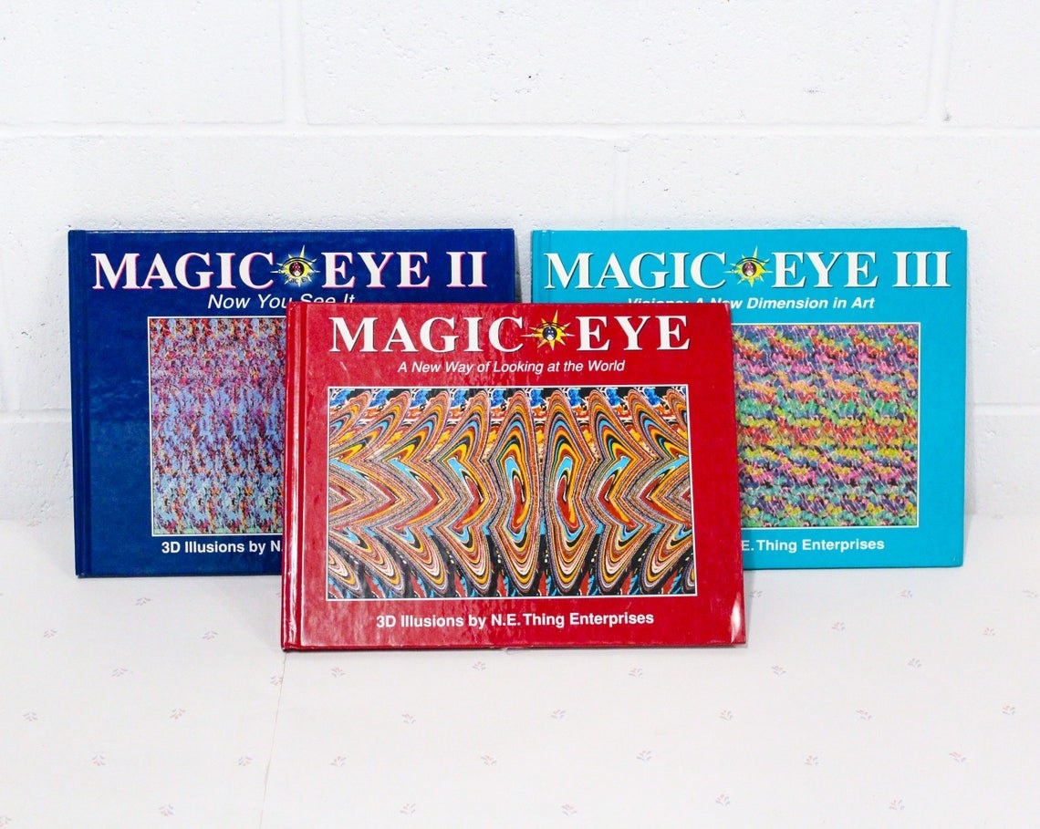 Three Magic Eye books