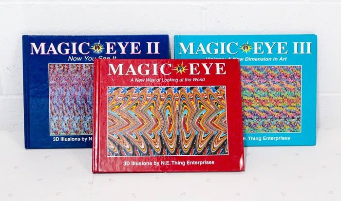Three Magic Eye books