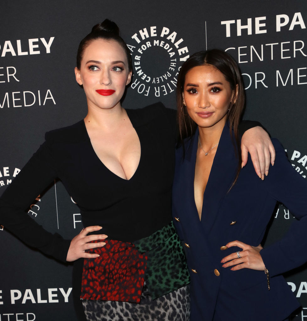 Kat and Brenda at a red carpet event