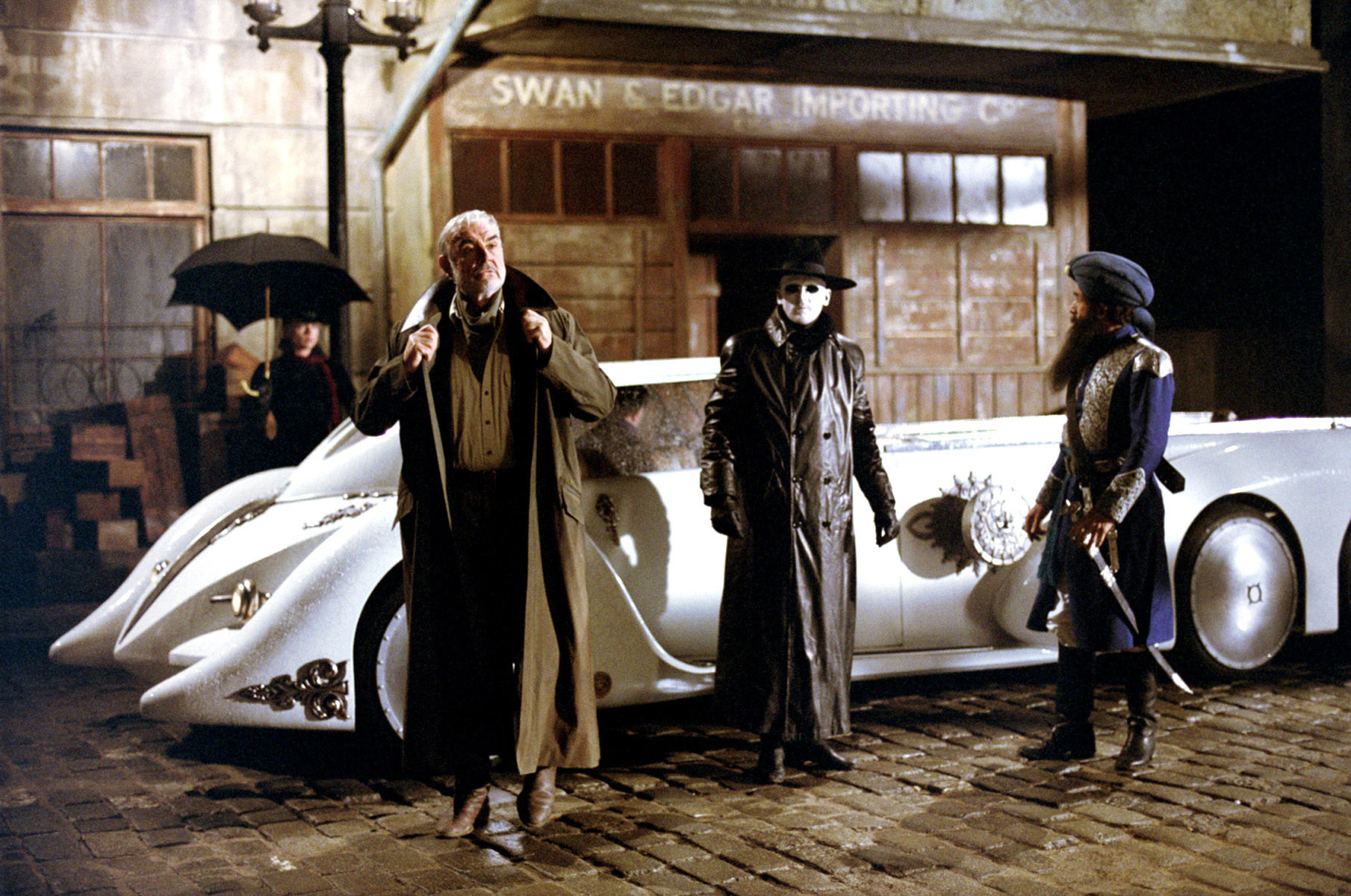 Sean Connery, Tony Curran and Naseerudin Shah in “The League of Extraordinary Gentlemen”