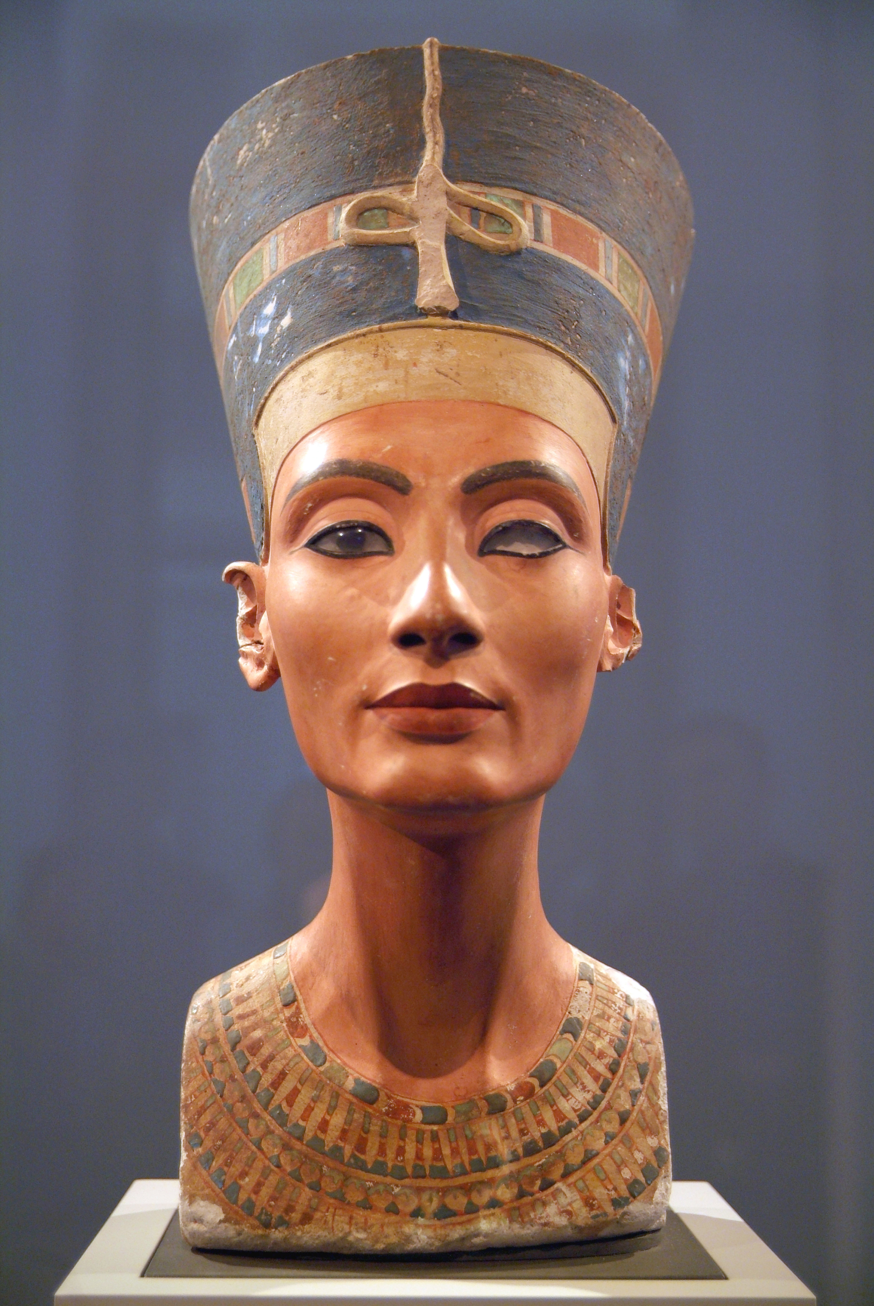 A bust of Nefertiti