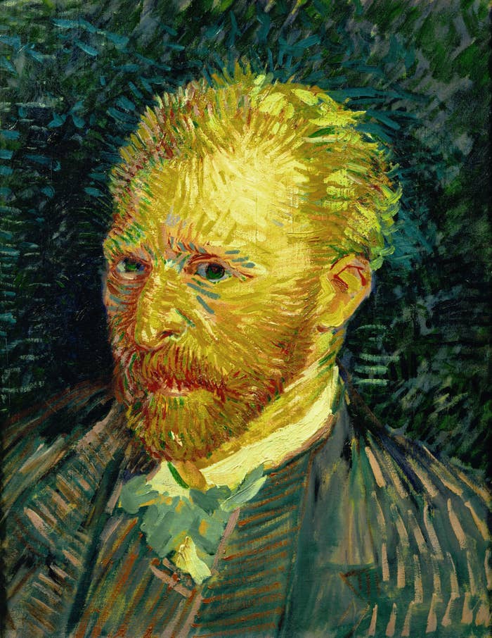 a self-portrait of Vincent