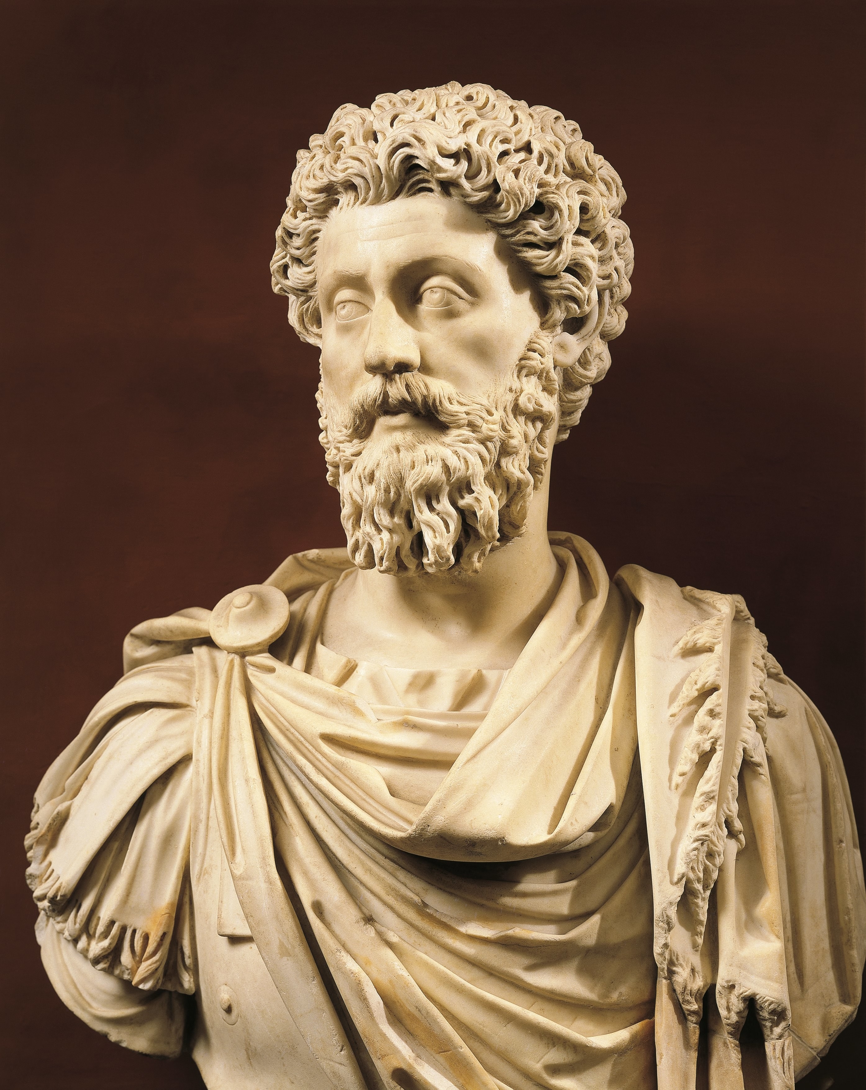 A bust of Aurelius
