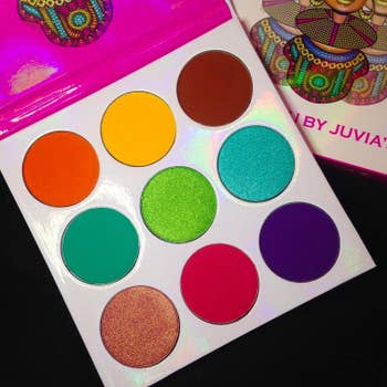 the colorful eyeshadow palette