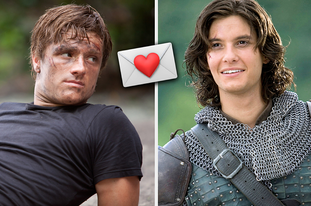 peeta mellark on the left and prince caspian on the right