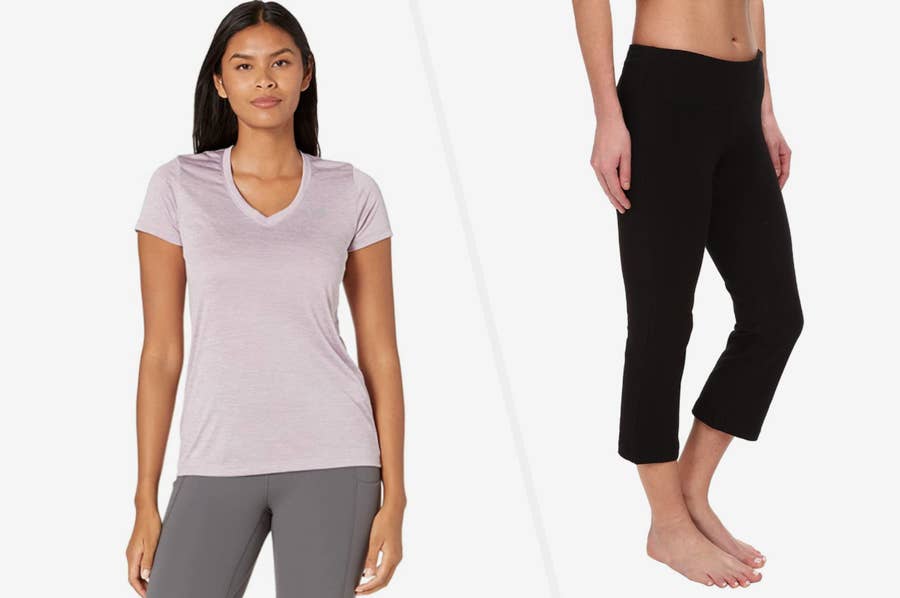 Athletic Works Women's Athleisure Core Knit Capri Pant only $5 at