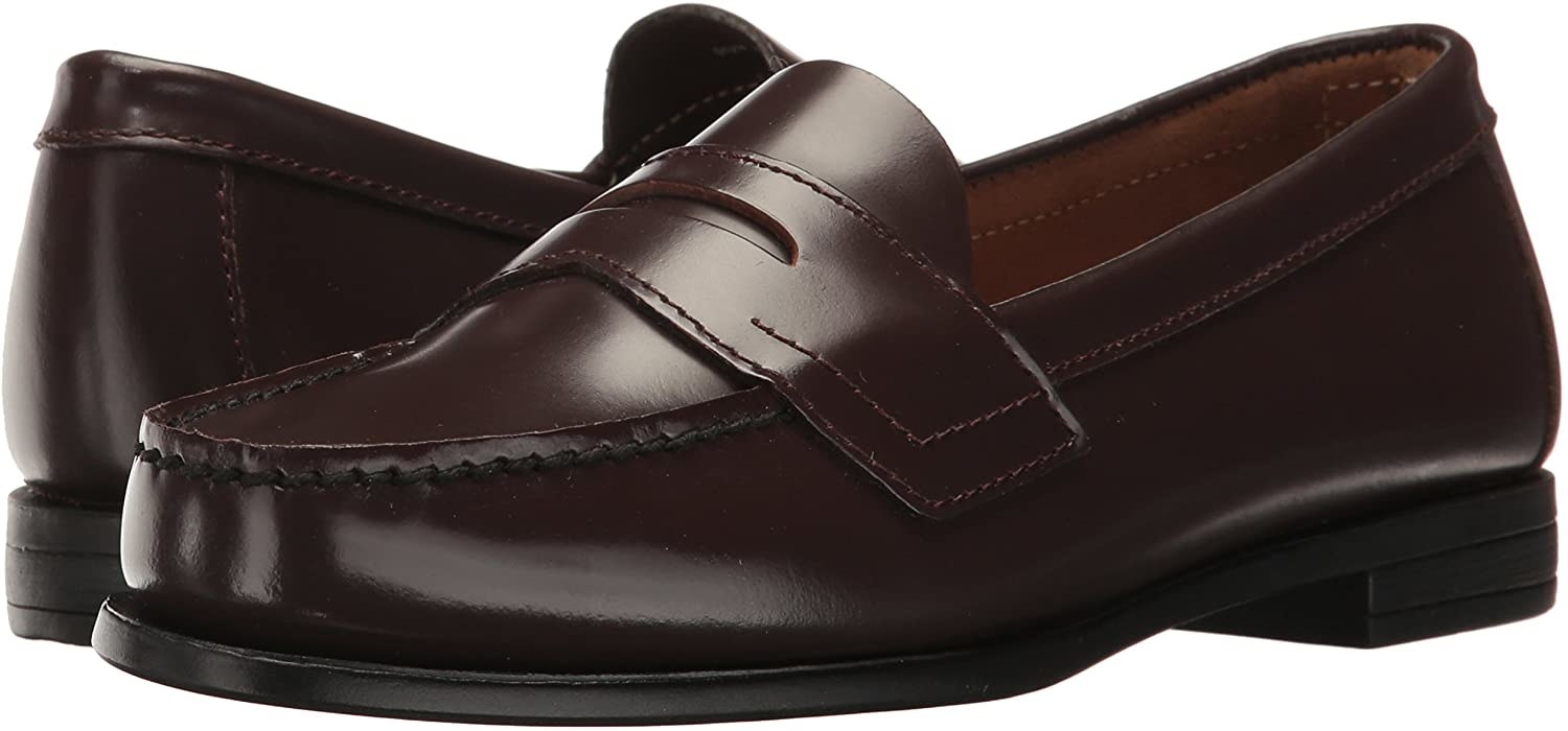 The loafers in burgundy