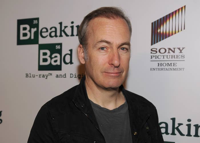 Odenkirk smiles for the camera