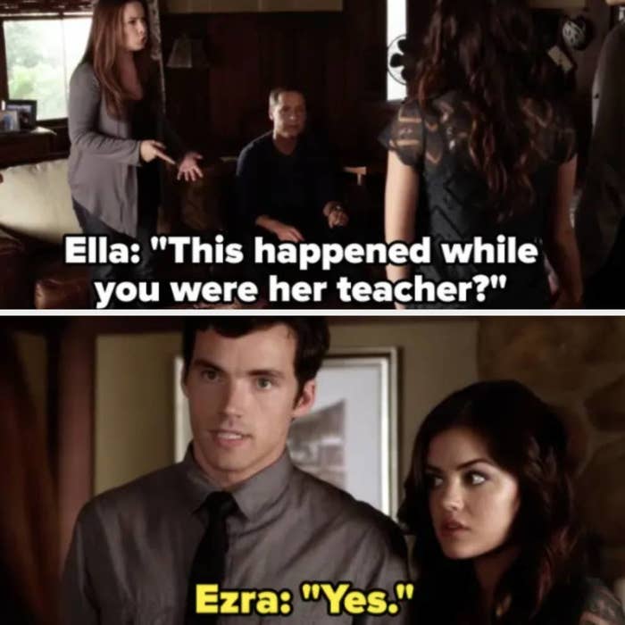 Aria and Ezra tell her parents they&#x27;re together
