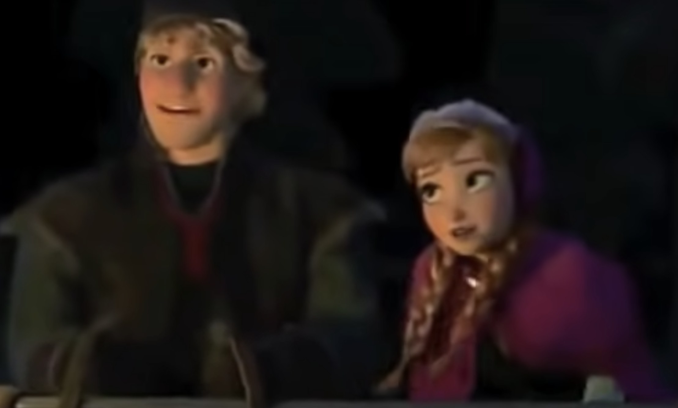 Kristoff and Anna in Frozen
