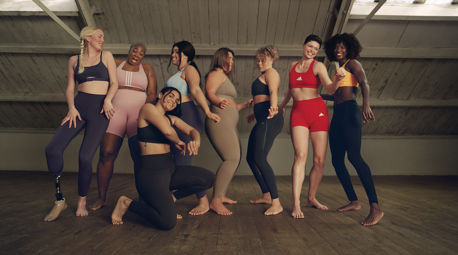 group of women in sports bras