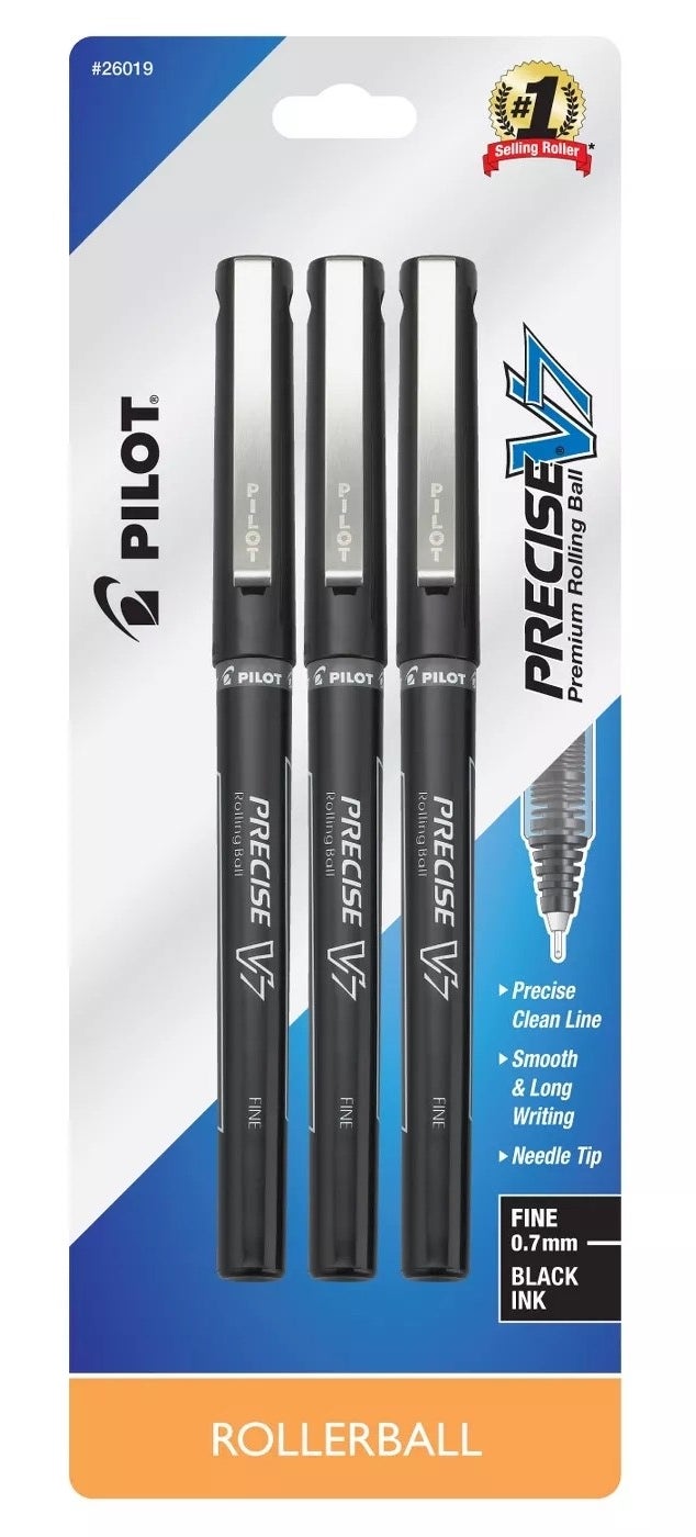 a set of fine-point pens