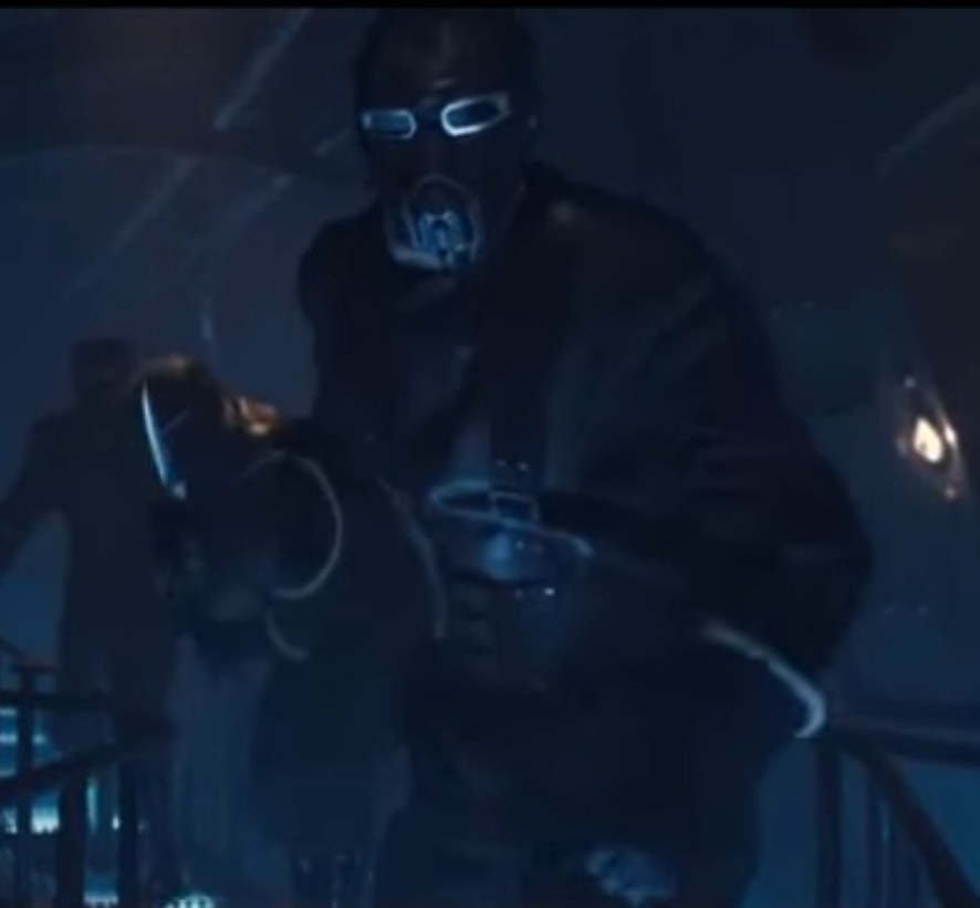 Hydra agent with a pocket knife in Captain America: The First Avenger