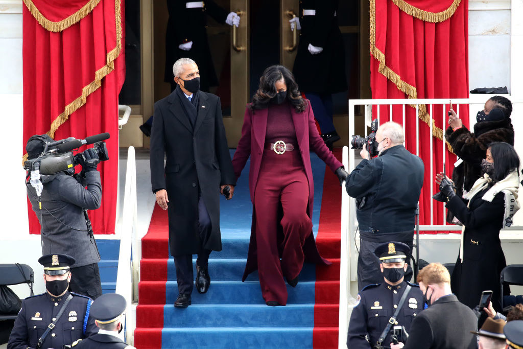 barack and michelle are at joe biden&#x27;s inauguration