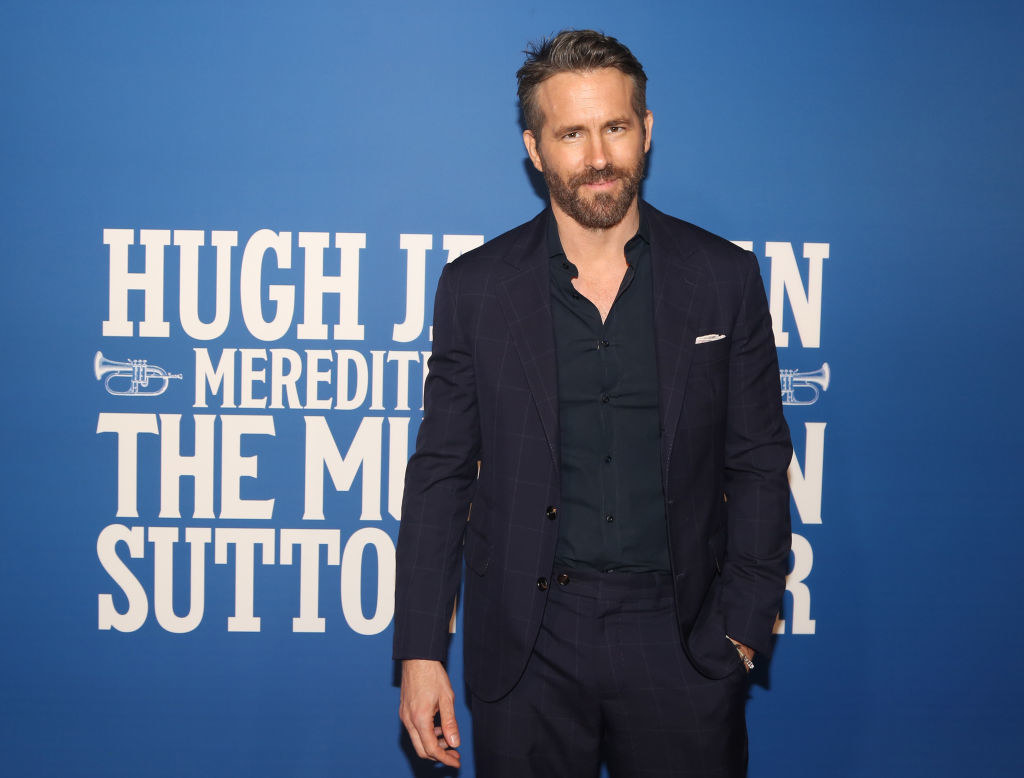 ryan is very handsome in a suit at the music man premiere