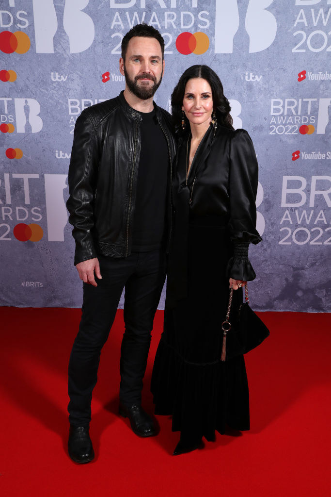 Courteney is at the BRIT Awards with her partner