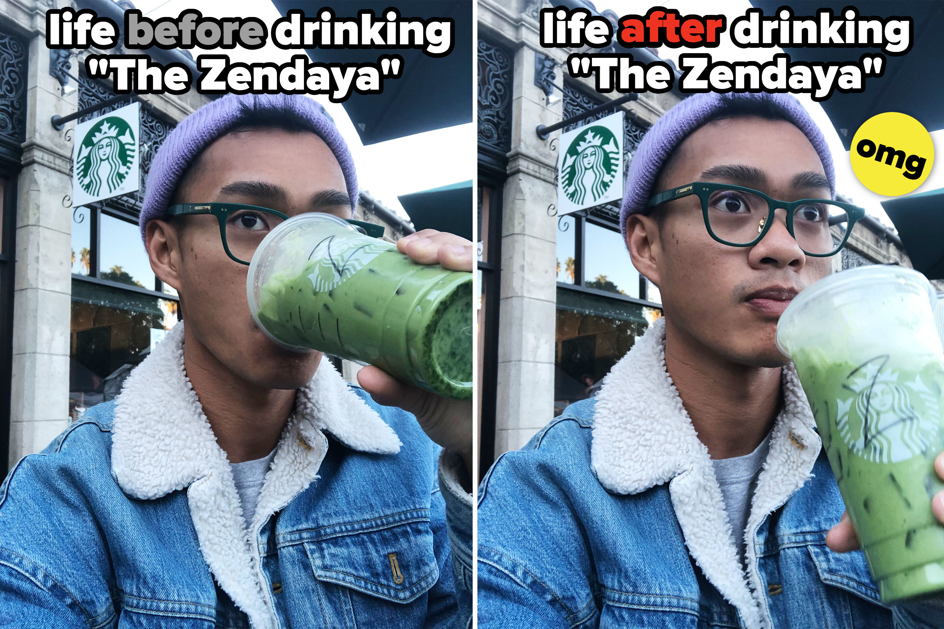 Author&#x27;s reaction to drinking a Starbucks drink