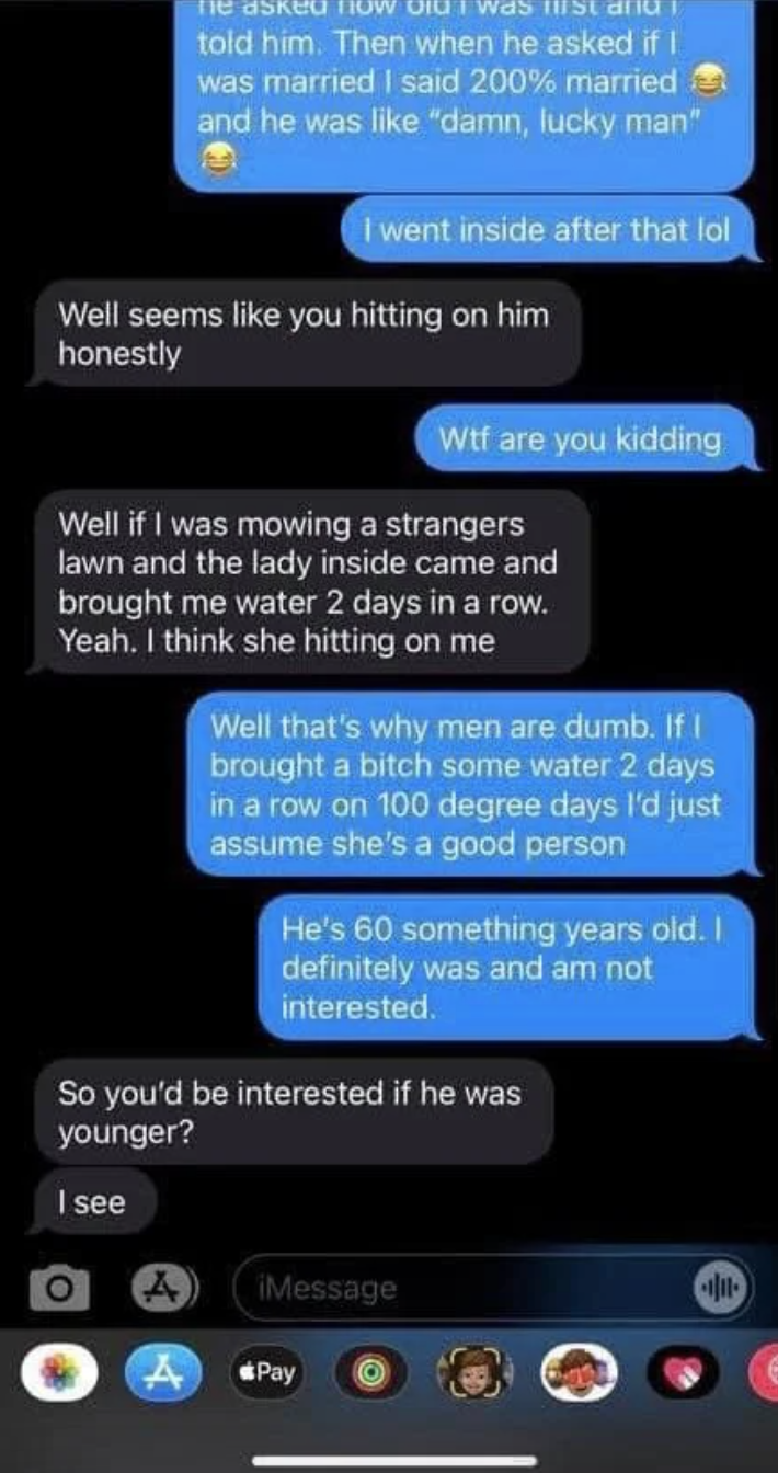 Husband continuing to victim-blame his wife, while she defends herself and essentially calls him out for being sexist