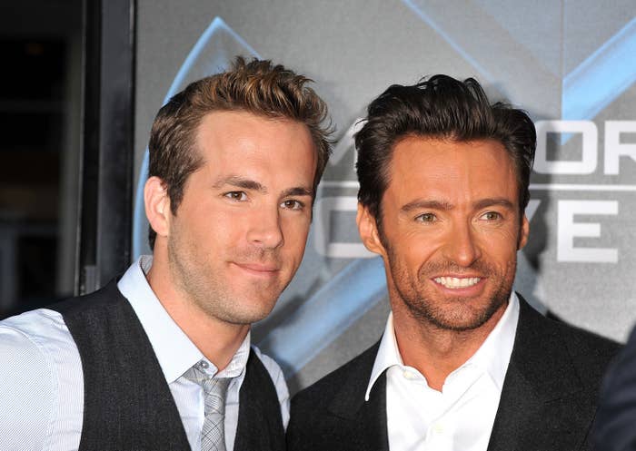 Ryan and Hugh standing next to each other at an event
