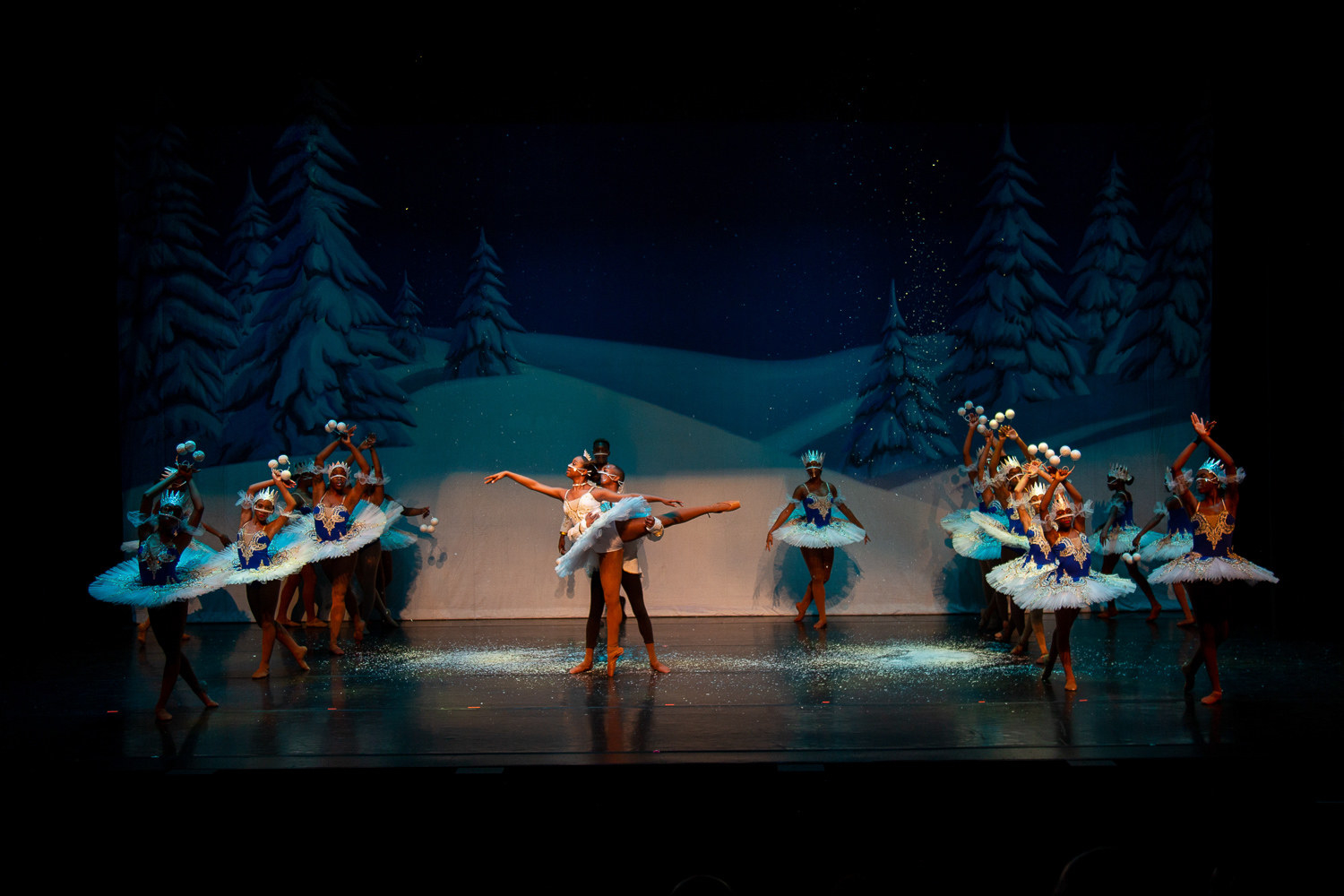 dancers performing the nutcracker on stage