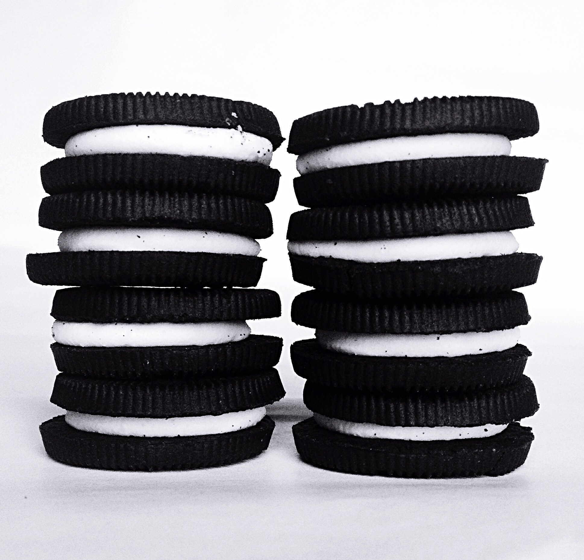 A stack of Oreo cookies.