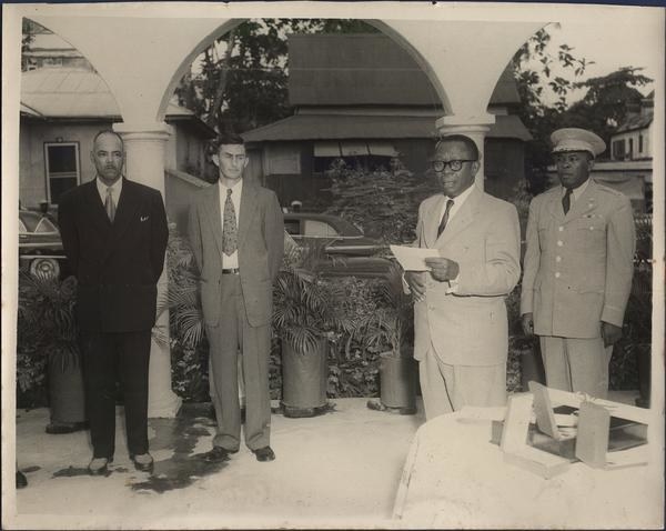 莱昂约旦和利比里亚总统威廉·塔布曼