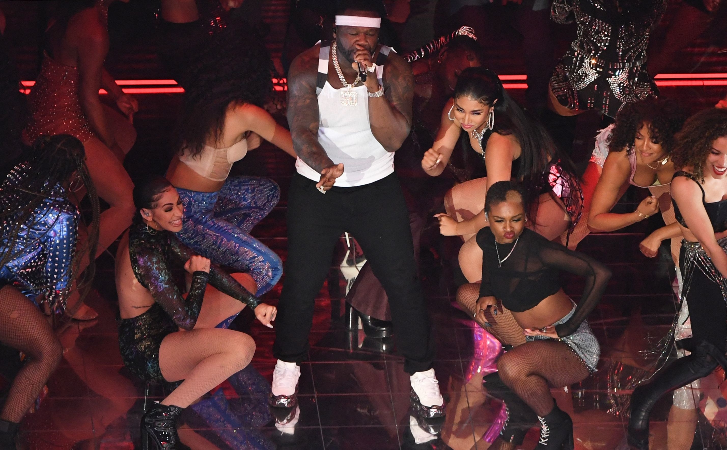 50 Cent At Super Bowl Halftime Show 2022: Performance Of 'In Da