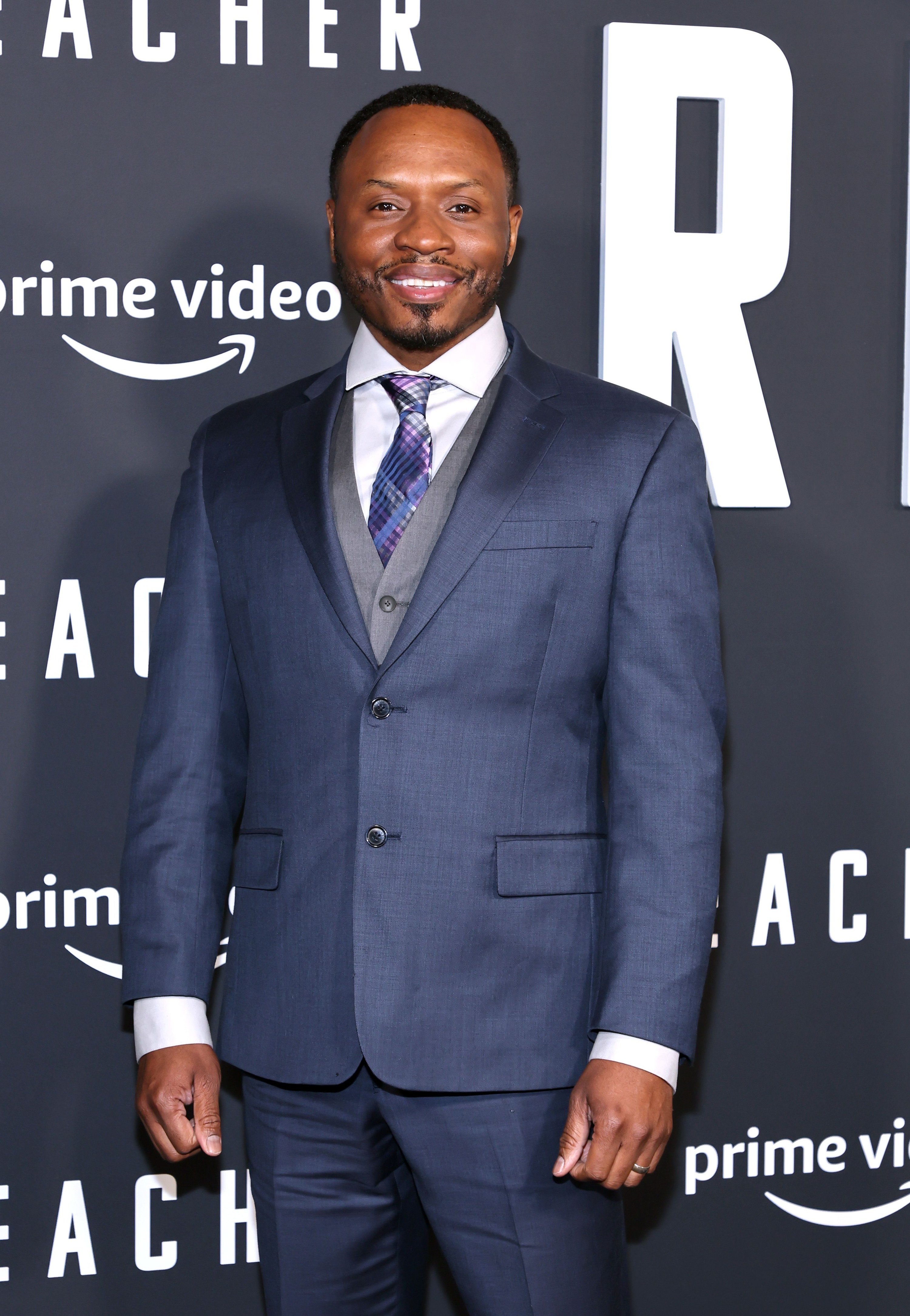 Malcolm Goodwin attends the premiere of Amazon Prime&#x27;s new series &quot;Reacher&quot;