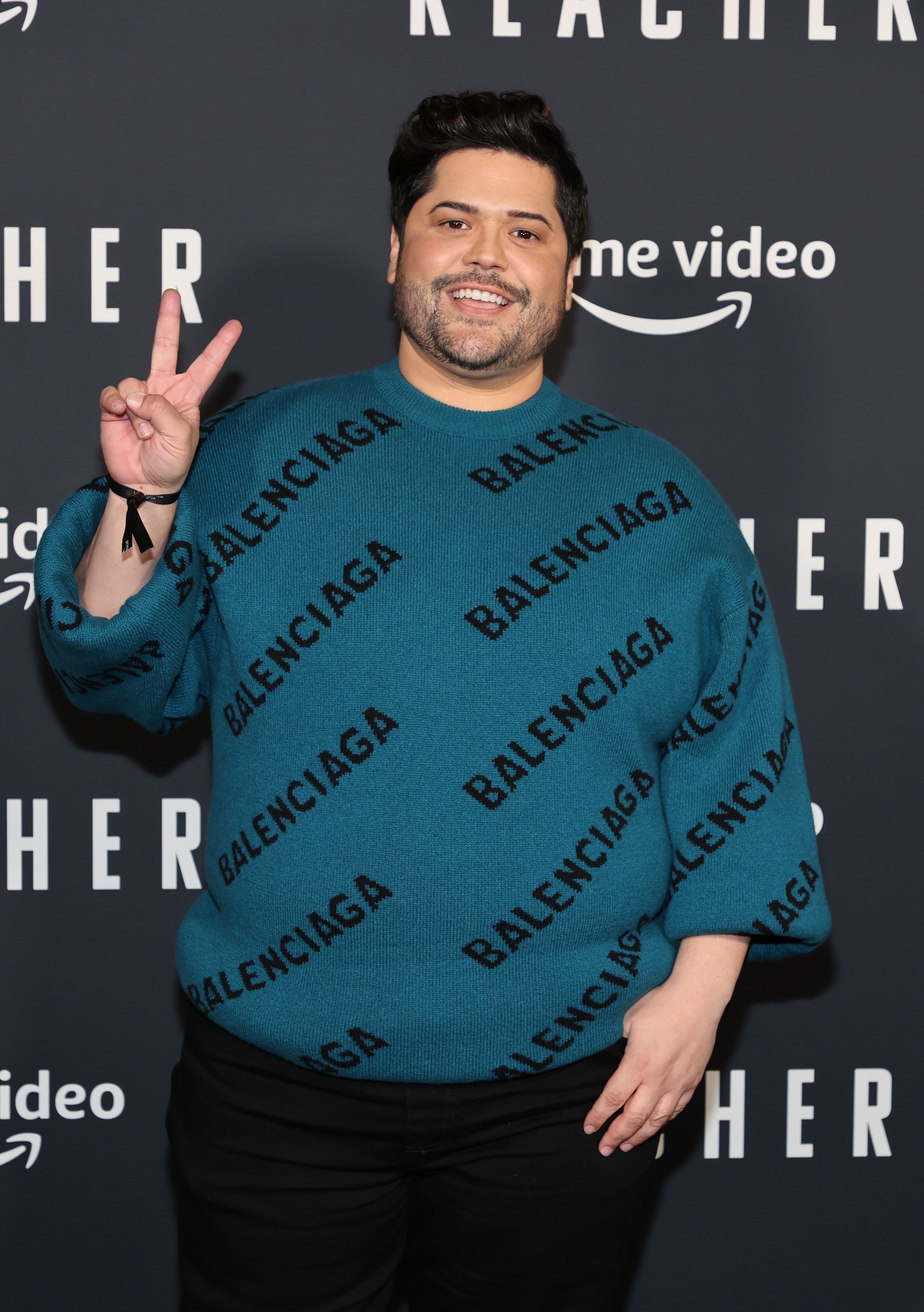 Harvey Guillén attends the premiere of Amazon Prime&#x27;s new series &quot;Reacher&quot;