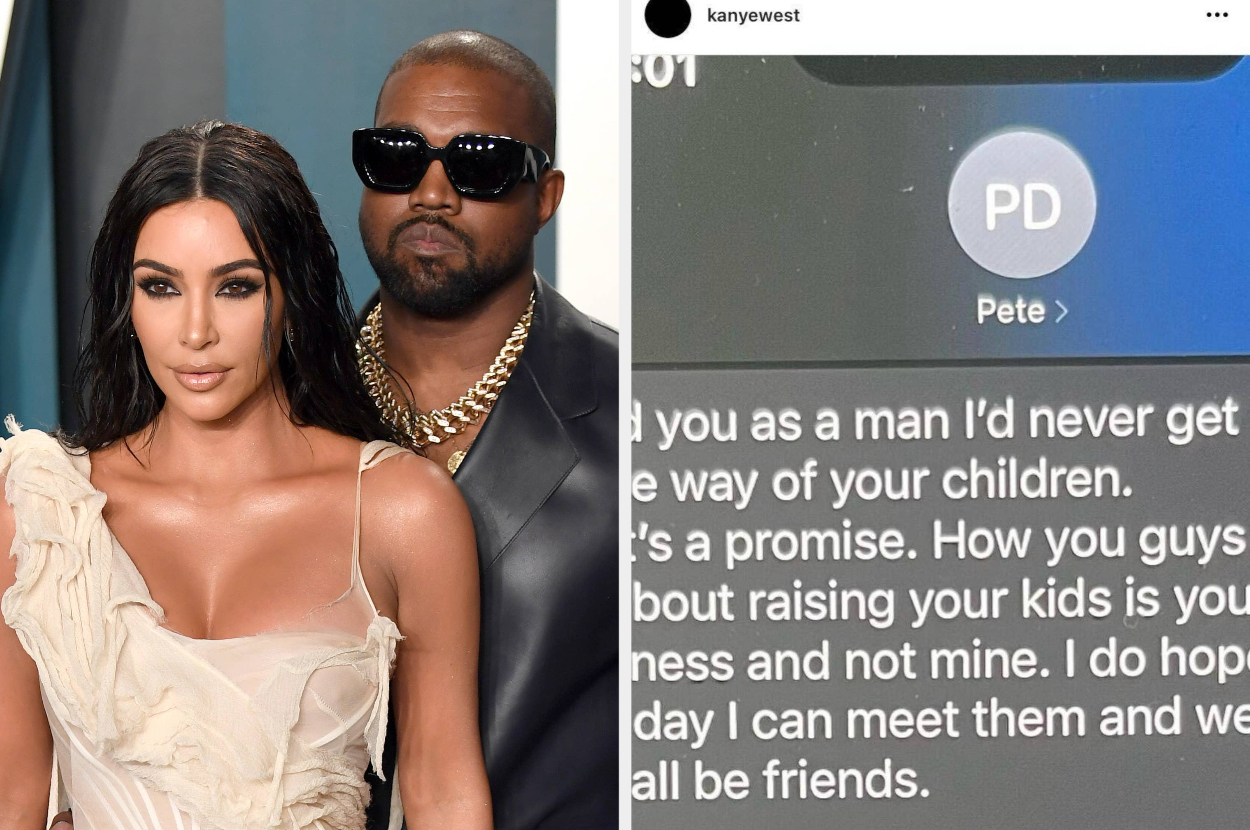 Kanye West Says He'll “Be Back Together” With Kim Kardashian After Sharing  Text From Pete Davidson