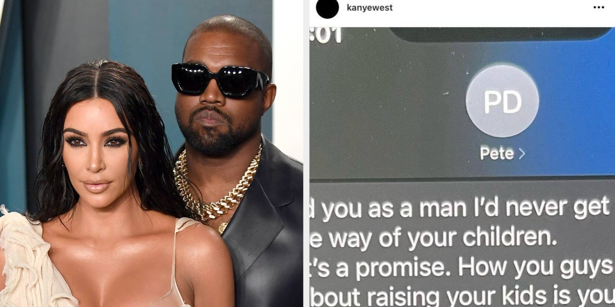Kanye West Shared A Private Text Message From Pete Davidson
And Vowed That He’ll “Never Meet” His And Kim Kardashian’s Children
After Accusing Him Of Destroying Their Family In A Series Of Brutal
Posts