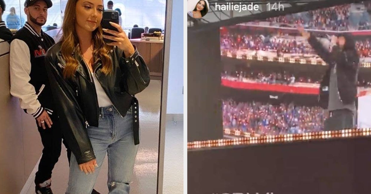 Eminem's Daughter, Hailie, Was At The Super Bowl To Support Her Dad, Which Is Both Cute And Makes Me Feel Ancient