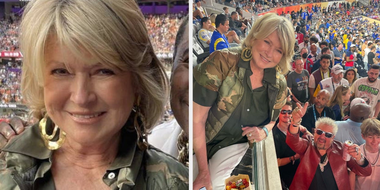 Martha Stewart Had The Best Super Bowl Weekend And No One
Can Tell Me Otherwse