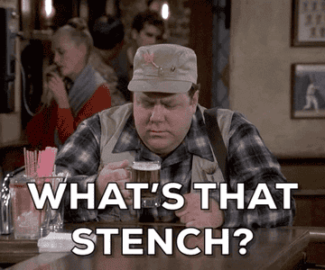 Norm from cheers asking what's that stench